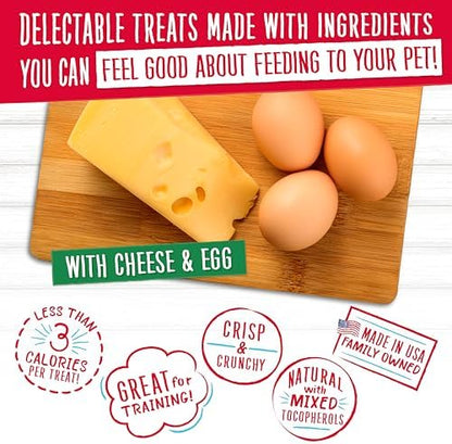 Charlee Bear Original Dog Training Treats, Cheese & Egg, 16 oz