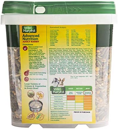 Wild Harvest Advanced Nutrition Adult Rabbit Food, 4.5 lbs