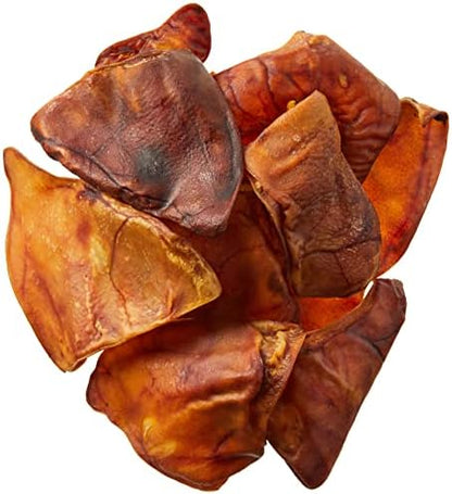 Amazon Brand - Wonder Bound Whole Pig Ears, Single Ingredient, Highly Digestible, Dog Treats for Puppy and Large/Medium Dogs, Pork, 18 count, 12.7 ounce (Pack of 1)