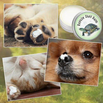Reptile Shell Balm 2 oz Turtle Shell Care Conditioner Skin Moisturizer Cream for Tortoise Habitat Accessories, Lizard, Reptiles in Dry Environment Prevent Skin Dryness on Basking Platform, Tank, Rock