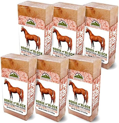 Licking Salt for Horse - 6 Pack, Pink