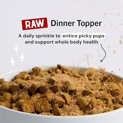 Stella & Chewy's Freeze-Dried Raw Marie's Magical Dinner Dust - Premium Duck & Turkey Dog Food Topper with Organic Fruits-& Vegetables - Perfect for Picky Eaters - 7oz,(Pack of 2)