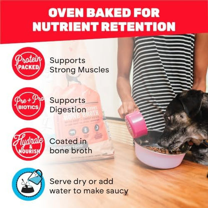 I and Love and You Baked and Saucy Dry Dog Food - Beef + Sweet Potato - Prebiotic + Probiotic, Real Meat, Grain Free, No Fillers, 4lb Bag