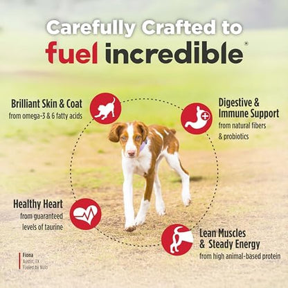 Nulo Freestyle Puppy Food - Turkey & Sweet Potato, Grain Free Dog Food Dry for Puppies, Natural, High Protein Kibble with Probiotics, DHA & Omega 3 Fatty Acids for Small and Medium Breeds, 26lb Bag