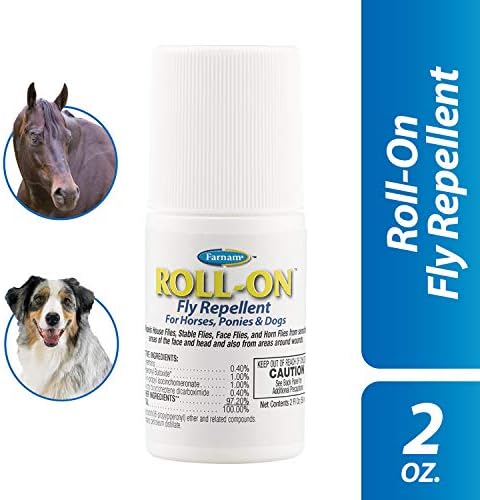 Farnam Endure Roll-On Fly Repellent for Horses Up to 7 Days Protection 2 oz
