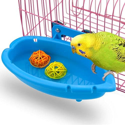 Mygeromon Bird Bath for Cage Parakeet Bathtub Budgie Shower Tub Indoor