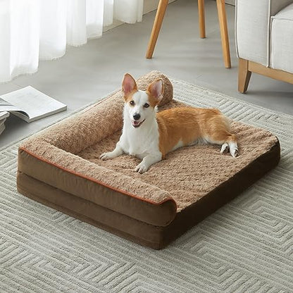 BFPETHOME Orthopedic Washable Dog Bed, Sleeping Couch for Large Senior Dogs
