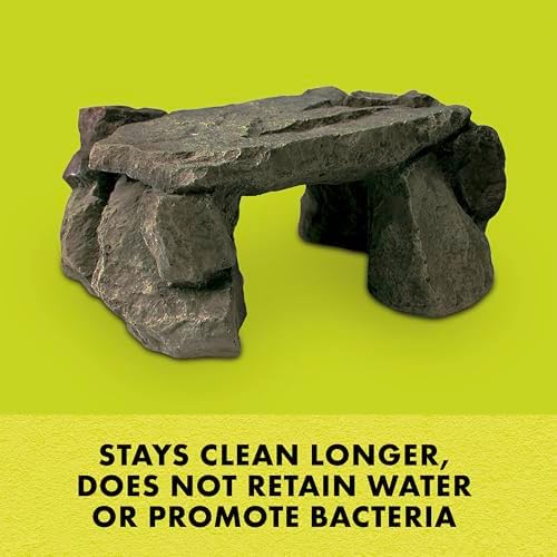 Zilla Shale Rock Den, Naturalistic Reptile Rock Décor, Medium