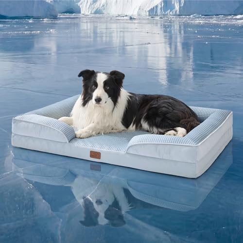Bedsure Cooling XL Dog Bed for Extra Large Dogs with Washable Cover
