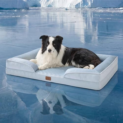 Bedsure Cooling XL Dog Bed for Extra Large Dogs with Washable Cover