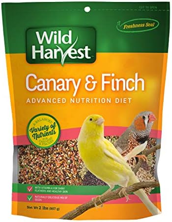 Wild Harvest Advanced Nutrition Bird Food For Canary & Finch, 2 lbs