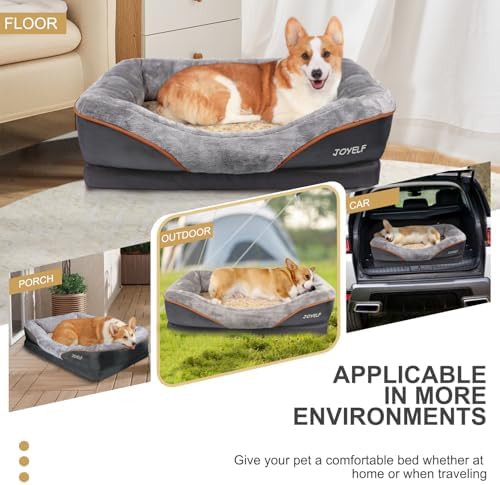 JOYELF XXLarge Memory Foam Dog Bed, Orthopedic Dog Bed & Sofa with Removable Washable Cover for Large Dogs