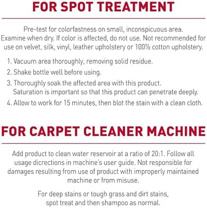 Nature's Miracle Carpet Shampoo Pet Stain & Odor Remover, 64 oz