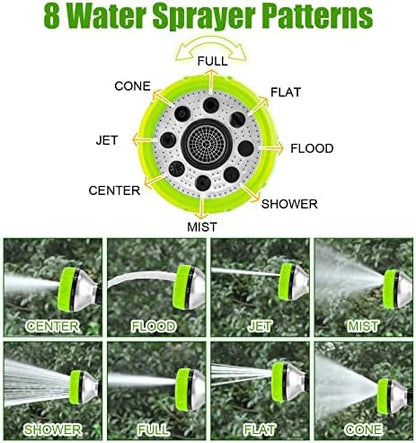 Upgraded Dog Wash Hose Attachment, 8-in-1 Sprayer Mode Garden Hose Nozzle