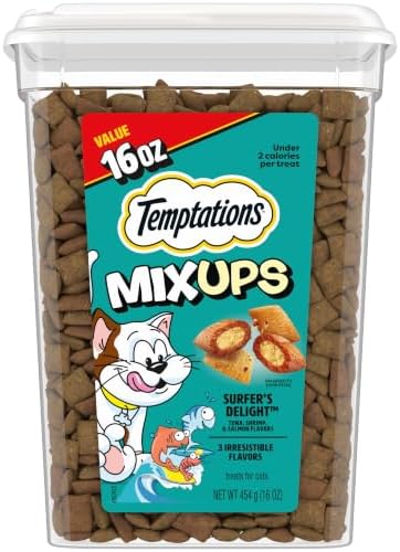 Temptations MixUps Crunchy Cat Treats, Surfer's Delight, 16 oz