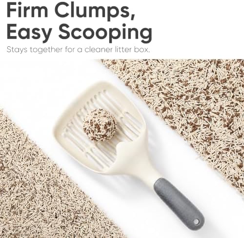 FUKUMARU Tofu Cat Litter, Applewood Blend, Clumping, Odor Control, 18 lb