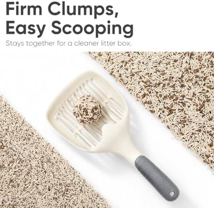 FUKUMARU Tofu Cat Litter, Applewood Blend, Clumping, Odor Control, 18 lb