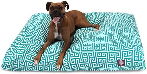 Pacific Towers Small Rectangle Indoor Outdoor Pet Dog Bed With Removable Washable Cover By Majestic Pet Products