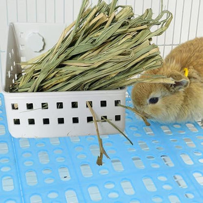 kathson Large Rabbit Hay Feeder Guinea Pig Hay Manger Holder Bunny Hay Feeder for Small Animal Chinchilla Ferret (12.5 X 4.5 X 5.3 inch)