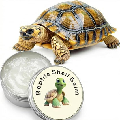 Reptile Shell Balm 2 Oz Turtle Shell Care Conditioner Moisturizer for for Tortoise, Lizard, Reptiles in Dry Environment Prevent Skin Dryness on Basking Platform, Tank, and Rock 60 g