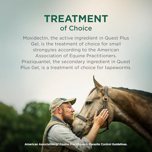 Quest Plus (moxidectin/praziquantel) Gel Dewormer for Horses, 0.5 oz