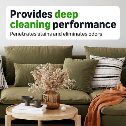 Amazon Basics Carpet Cleaner, Carpet Stain Remover, Fresh Scent, 64 fl oz, Packaging May Vary (Pack of 2)