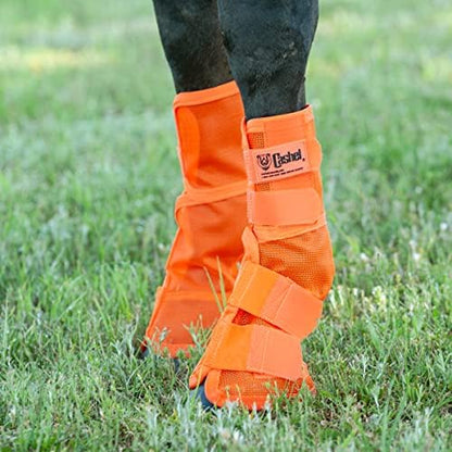 Cashel Crusader Horse Leg Guard Fly Boots 3, Orange, Warmblood, (CASC-LG3)