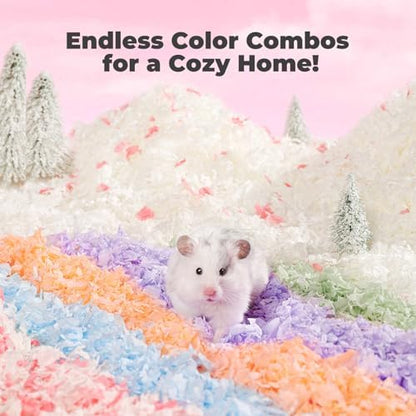 Hamster Bedding 50L Guinea Pig Paper Bedding Odor Control 99% Dust-Free
