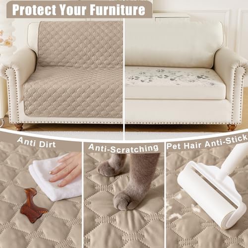 Smiry Waterproof Dog Bed Cover Blanket, Reversible Pet Blanket