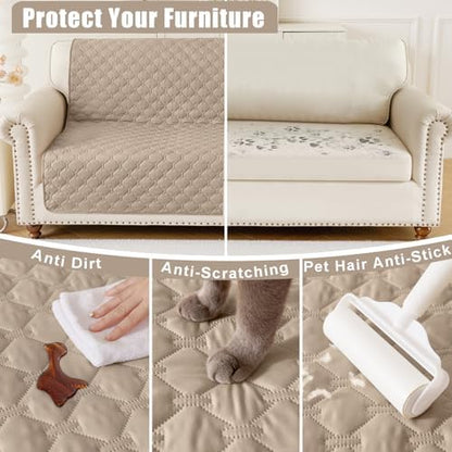 Smiry Waterproof Dog Bed Cover Blanket, Reversible Pet Blanket