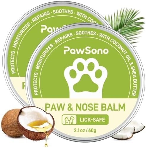 PawSono Lick-Safe Dog Paw & Nose Balm with Coconut Oil