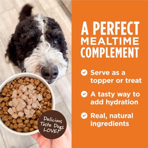 Instinct Healthy Cravings Natural Wet Dog Food Topper, Grain Free Recipe - Real Chicken, 3 oz. Pouches (Pack of 24)