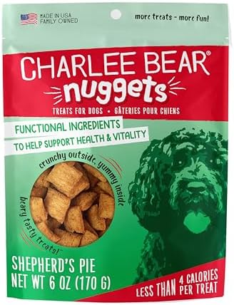 Charlee Bear Nuggets Shepherd’s Pie Health & Vitality Dog Treats, 6 oz
