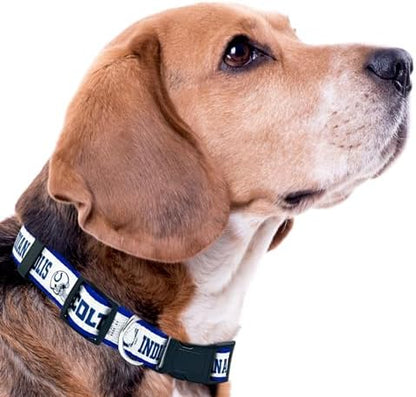 Pets First NFL Indianapolis Colts Licensed PET COLLAR, Large - Heavy-Duty, Strong, and Durable Dog Collar. Available in 31 Football Teams and 4 Sizes