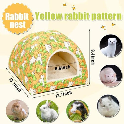 UPINS Rabbit Hideout,Large Bunny Hideout Bed