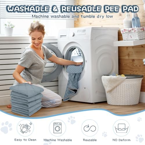 3 Packs Washable Guinea Pig Cage Liners, Waterproof Guinea Pig Pee Pads Reusable Absorbent Bedding Anti Slip Mats for Small Animals Bunny Rabbit Hamster (47 x 24in)