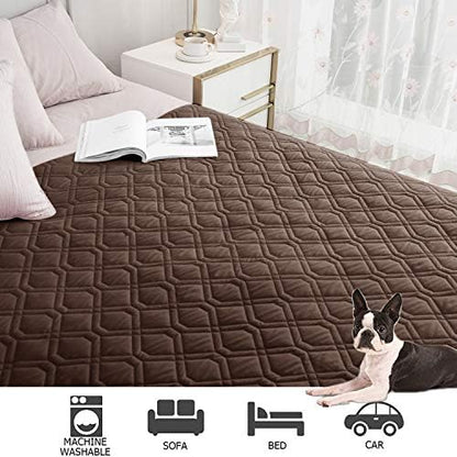 Ameritex Waterproof Dog Bed Blankets Cover for Bed Couch Sofa Reversible