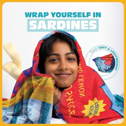 WHAT DO YOU MEME? Cozy Concepts Co. Sardines Comfort Blanket by Relatable