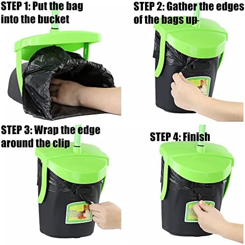 MXF Dog Poop Bag, 100 Dog Waste Bags for MXF Pooper Scooper Swivel Bin & Rake Kit