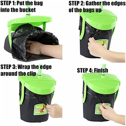 MXF Dog Poop Bag, 100 Dog Waste Bags for MXF Pooper Scooper Swivel Bin & Rake Kit