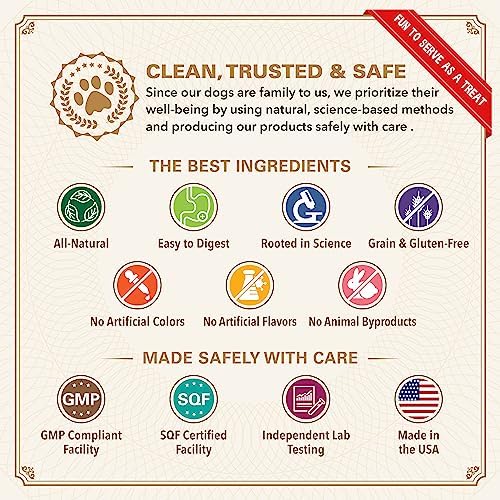 Bernie's Charming Chompers Dog Dental Chews, Gut Support, 5-15 lb, 65 Ct
