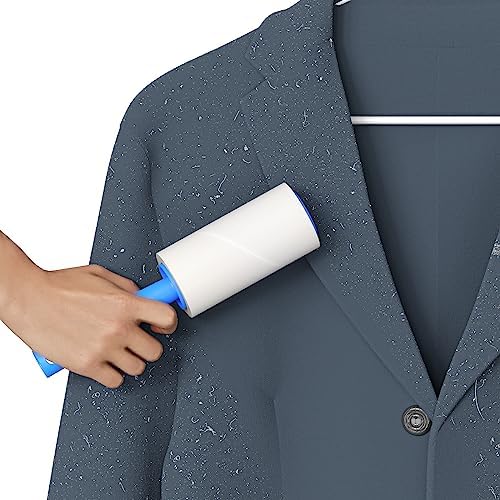 800 Sheets Lint Rollers for Pet Hair Extra Sticky, 4 Handles, 8 Rollers
