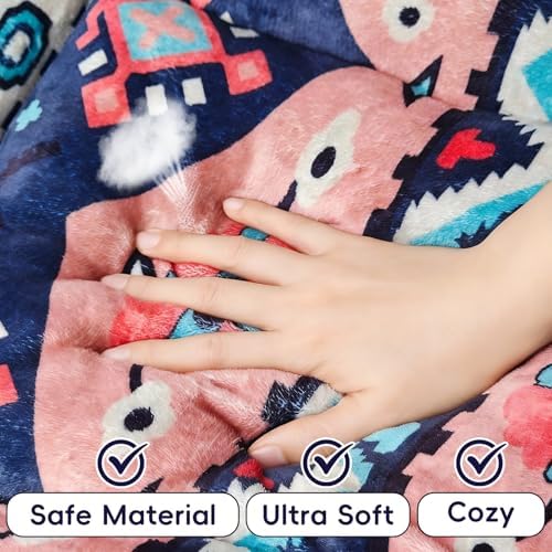 Washable Dog Crate Bed, Ultra Soft & Anti-Slip Crate Pad, Cozy Kennel Mat for Large/Medium/Small Dogs, Plush & Bohemian Dog Bed Mat, Pet Cushions, Cat Bed (Pink, 30.0" L x 19.0" W x 2.3" H)