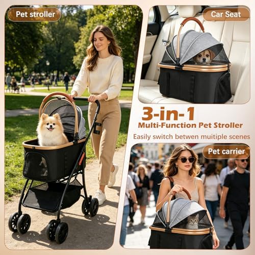 Pet Stroller for Small Dogs Cats