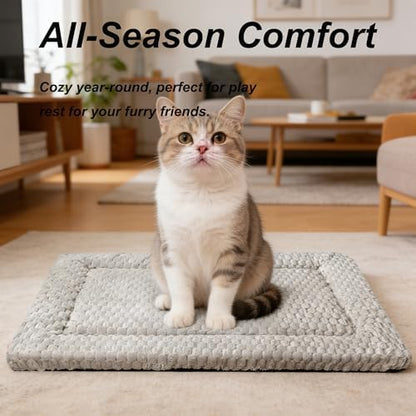 Cat Bed Mat - Durable & Cute Crate Beds for Extra Small Dogs & Cats, Comfortable Kennel Pad for Home, Crate & Travel