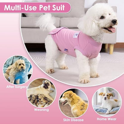 cyeollo 2pack Dog Surgery Recovery Suit Surgical Onesie for Female Dogs