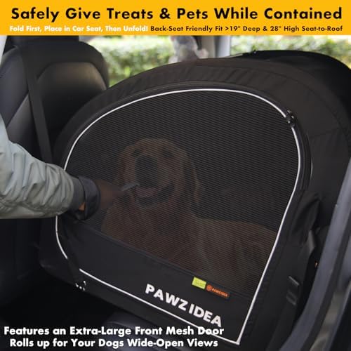 PAWZIDEA 3-in-1 Large Dog Stroller with Detachable Carrier, 45% Extra Tall