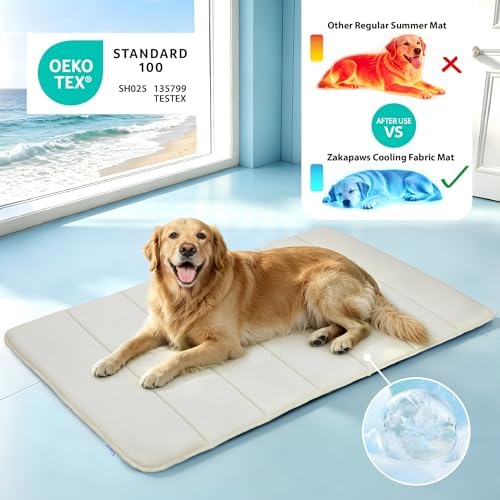 Dog Cooling Mat for Large Dogs, 30"x20" Memory Foam Pet Pad