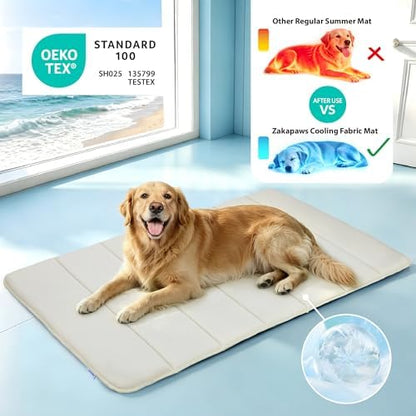 Dog Cooling Mat for Large Dogs, 30"x20" Memory Foam Pet Pad