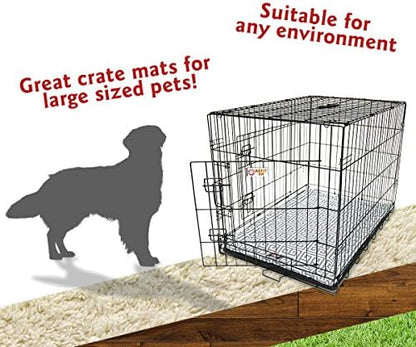 42" Towers Gray Crate Dog Bed Mat By Majestic Pet Products